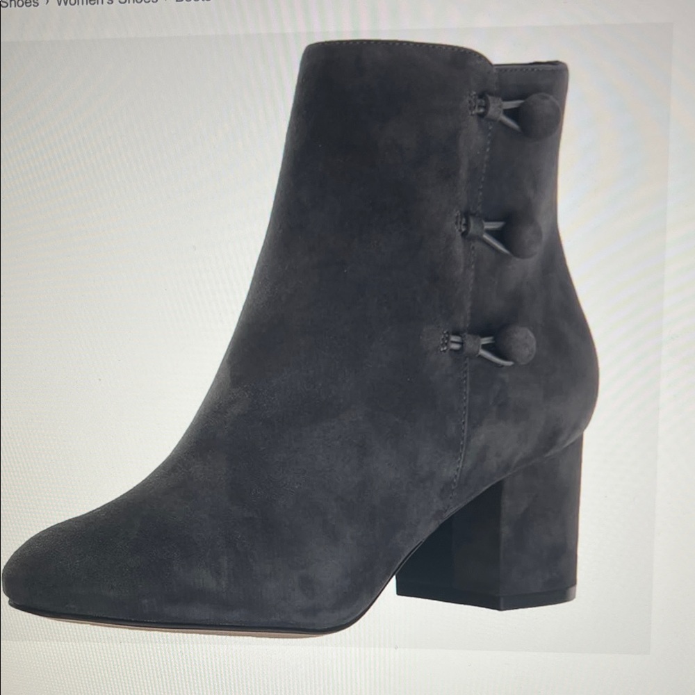 Ivanka Trump Charcoal Ankle Booties